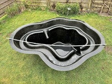 GFK Teichschale 200x170x65 cm L-B-T  Stärke ca. 6-8mm, schwarz, kein Defekt