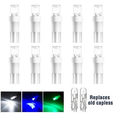 10PCS LED W1.2W T5 Glühlampe