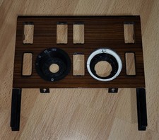 Mercedes Benz W126 SE SEL SEC Abdeckung Blende für Mittelkonsole Zebrano Holz