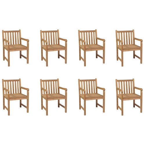 8xteak gartenstuhl mit - 1/2/4/6/8xteak,
