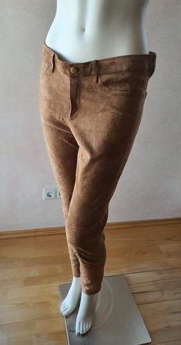 Echt leder leggings - damen, l