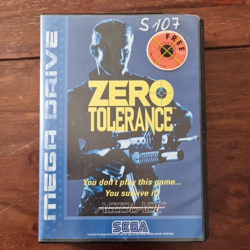 Zero tolerance sega mega - zero, (sega