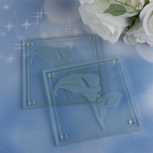 2pcs calla lily glass - calla,