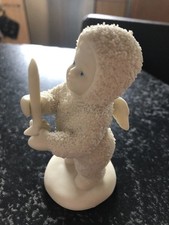 Snowbabies Figur mit Kerze und Engelsflügeln- Deparment 56/Goebel