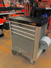 KS TOOLS ULTIMATEline Werkstattwagen, mit 4 Schubladen, grau/silber (885.0004)