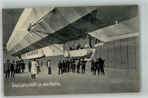 Luftschiff der halle - in,