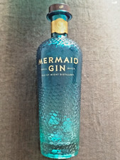 Mermaid Gin, leere Flasche