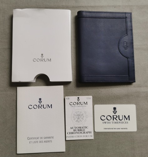 Corum vintage garantie karte - corum,
