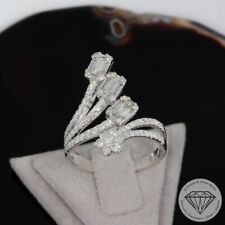 Wert 3050 € Brillant Diamant Ring 750 18 Karat Weiß Gold xxyy