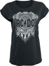 ACDC T-Shirt Damen Black Ice