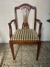 1 Esszimmer Armlehnstuhl Holz Art Deco Vintage Antik Schreibtischstuhl Sessel