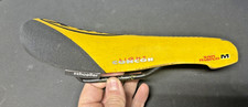 Selle San Marco Connor light Rennrad Sattel Saddle Selle leder gelb 90s