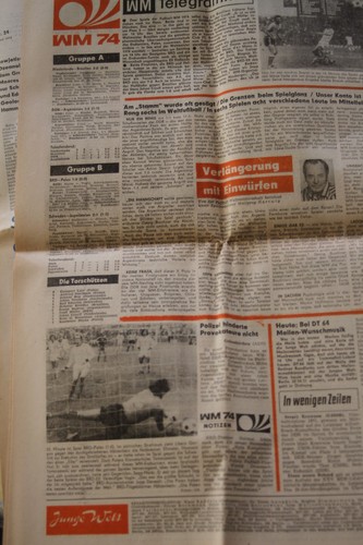Ddr fussball zeitung 7 - zeitung, 5.7