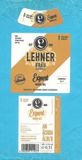 1 BIERETIKETT MARKE LEHNER DES