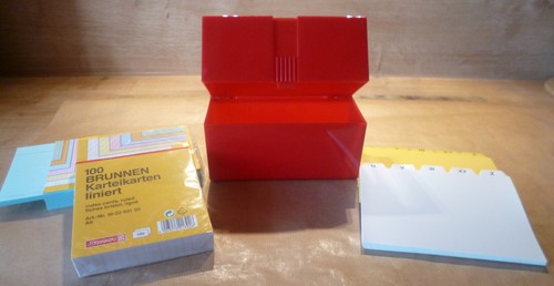 Herlitz karteikasten din - karteikasten, a6