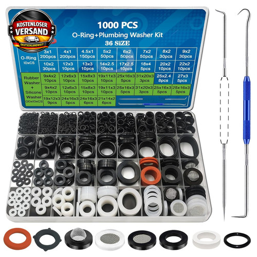Gummi ring set - gummi-o-ring, 1000