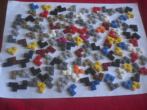 128 lego ecke stein platte - ecke,