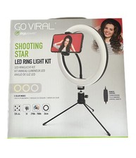 DigiPower 10" Ringlicht mit Standfuss, 3 Beleuchtungsmodi und 10 Helligkeitsstuf