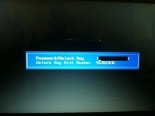 Unlock bios password Hint key