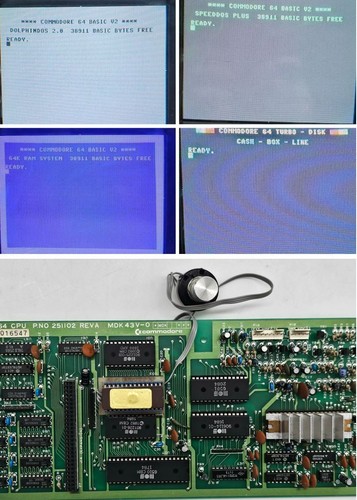 Commodore sx64 cpu - commodore, platine