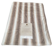 Felloptik Plüsch Wärmedecke Kuscheldecke 150x200cm  Braun