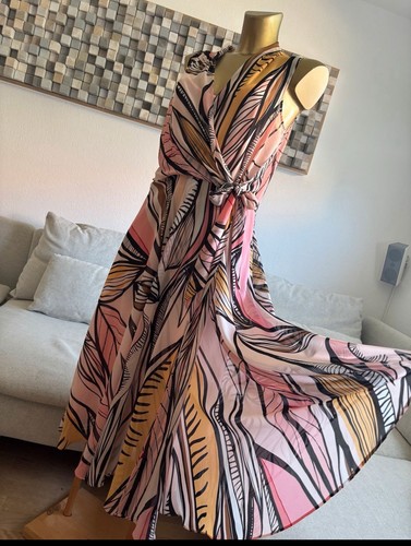 Comma edles chiffon kleid 40 - chiffon-kleid,