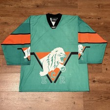 🏒 94/95 ECR Ratingen Ratinger Löwen Hockey Trikot Jersey Gr. XL Metzen NHL