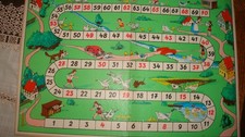 altes Spielbrett Gänseliesel  ca 1950
