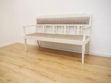 Biedermeier Sofa Bank weiß
