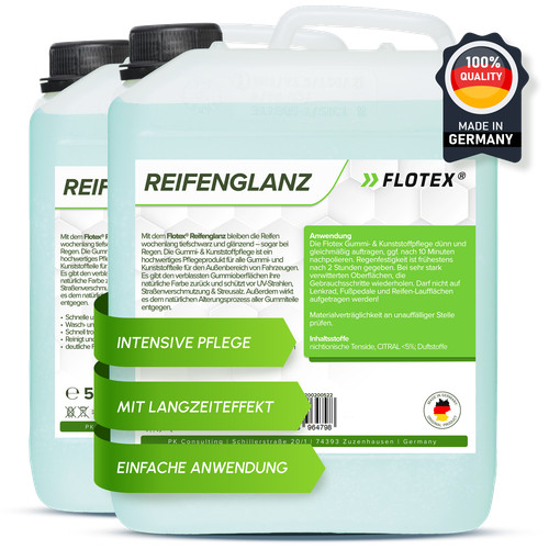 Flotex 2x5l reifenglanz gummi - flotex,