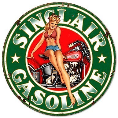 Biker sinclair gasoline - sinclair,