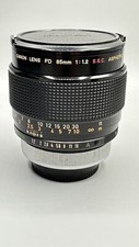Canon Lens FD 85 1:1.2 S.S.C