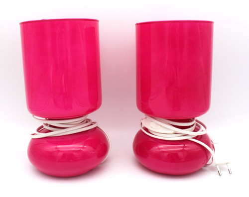 Ikea lykta lampe - 2x, pink