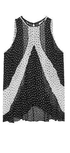Zara top bluse pünktchen - zara,