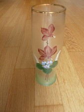 alte handbemalte Glas