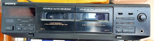 Sony doppel cassetten - doppel, deck
