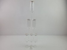 6x Sektgläser Bohemia Glas