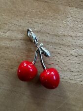 Thomas Sabo RAR Kirsche Charm Anhänger groß Echt 925 Silber