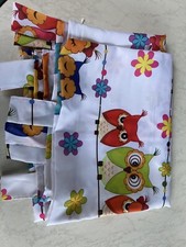 Schlaufenschal mit Eulen  1,45 x2,45 cm Neu Unbenutzt