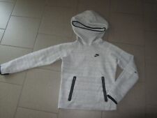 Nike Sport-Hoodie Gr. S hellgrau meliert Kapuze neuw.