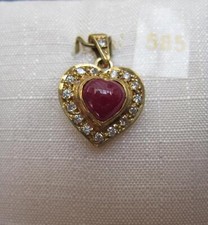 Schmuckanhänger Herz, Gold