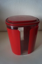 Tupperware - Manhatten Skyline - Farbe rot - 1 Stk. - gebraucht