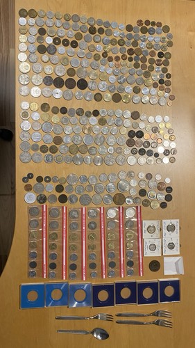 Große münzsammlung über 380 - große,