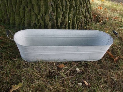 Zinkzuber zinkwanne pflanztopf - zinkzuber,