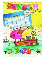Janosch Familienkalender 2026 ca. 59,4 x 42 cm