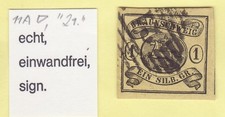 ## AD Braunschwei MiNr 1! A Bfst., Stempel 21 HELMSTEDT , BPP-GEPRÜFT , LUXUS ##