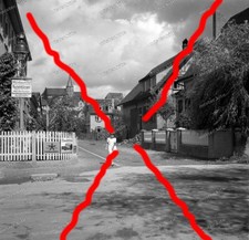 Negativ-Weinsberg-Heilbronn-22.8.1933-Stadt-Architektur-Gebäude-Mädchen-100