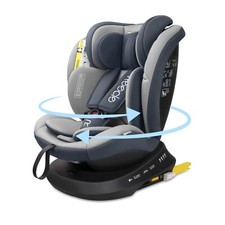 360 Drehbar i-Size Kindersitz mit ISOFIX 40-150 cm 0-36 kg Reboarder, ab Gebu...