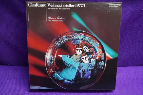 Glaskunst weihnachtsteller - glaskunst,