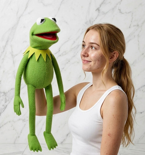 Plüsch frosch handpuppe - plüsch,